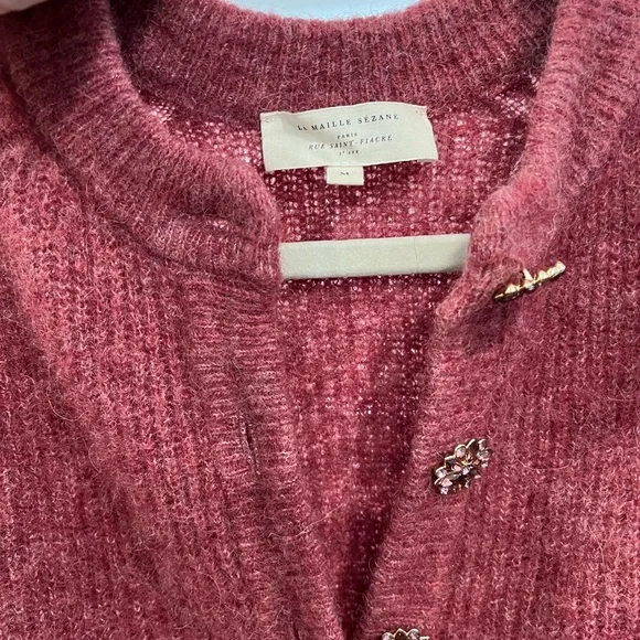 Sezane OTHELLO Rosewood   Sweater, size M - Picture 4 of 7